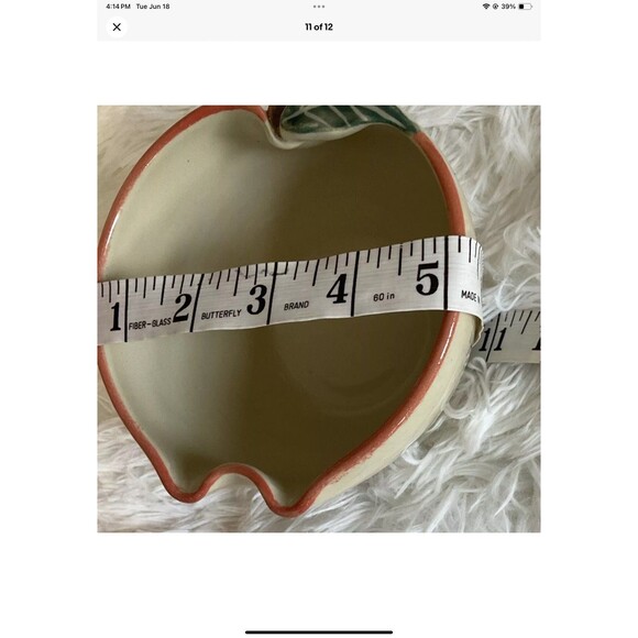 Seagrove Pottery North Carolina Kovack Pottery MK Apple Nesting Bowls VTG 1995 - Picture 11 of 12